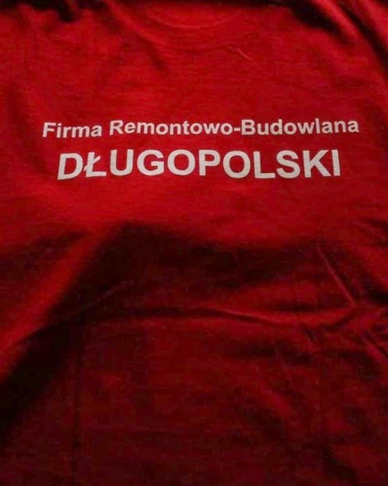 OKAZJA! Koszulka z nadrukiem. Nadruki na koszulkach, sitodruk, czapki.