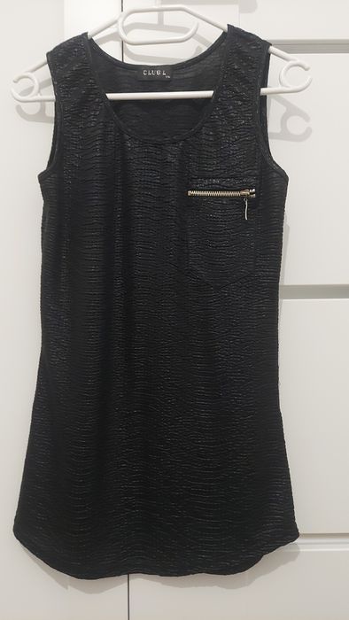 Czarna koszulka połyskująca