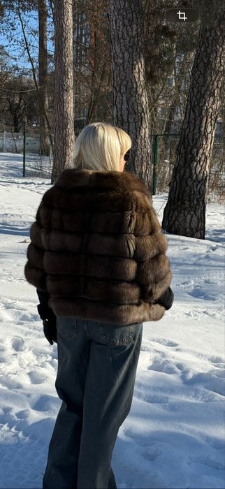 Соболь шуба баргузин седина 4   Италия не норка норковая