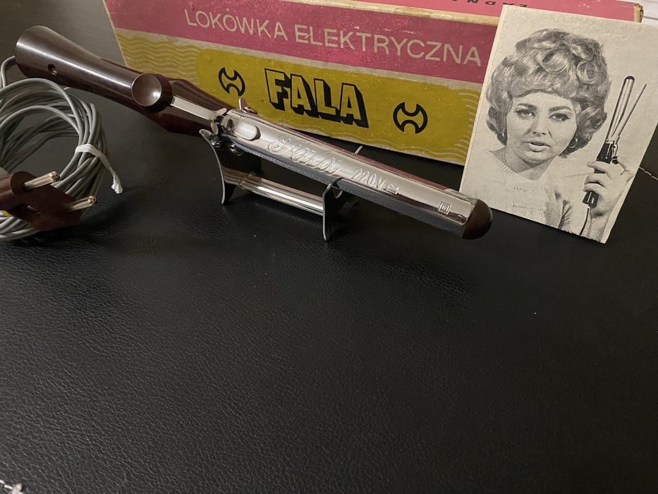 Lokowka elektryczna do wlosow Fala Poznan PRL 1976