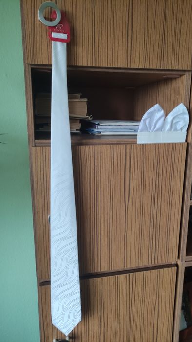 Kamizelka ślubna r. 54 musznik krawat poszetki