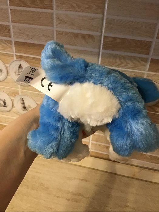 Собака пес іграшка мяка глазастик інерційна twinkle