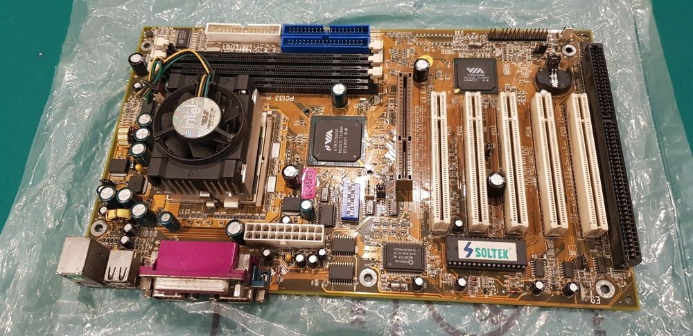 Retro Motherboard socket 478 + cpu