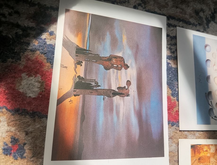 Salvador Dalí 27 postais 1985 novos