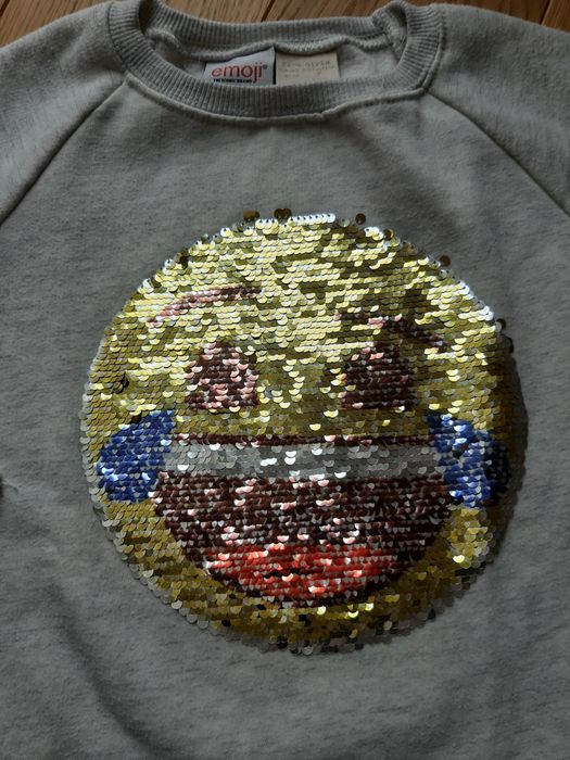 Bluza dresowa z odwracanymi cekinami Zara rozm.122