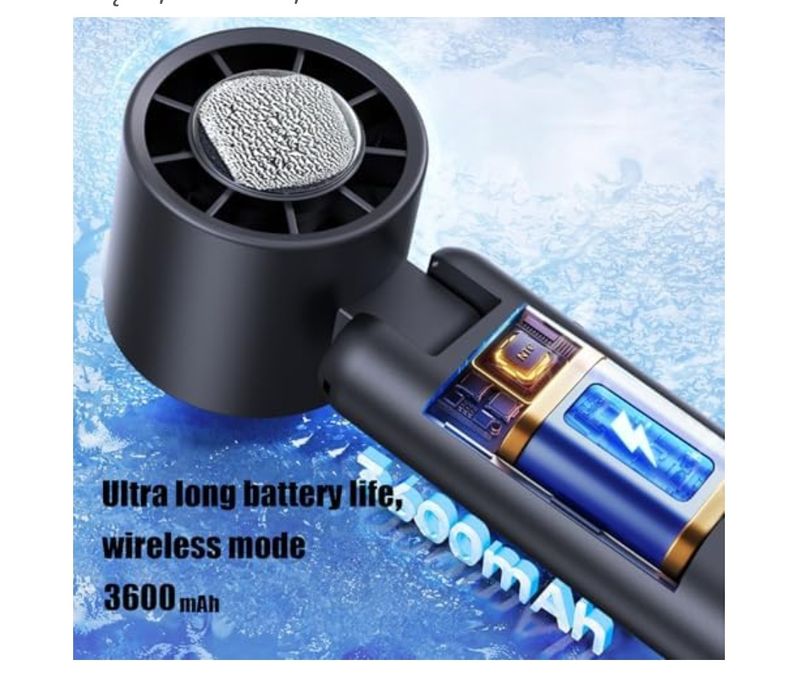 Intckwan Turbo Fan przenośny wentylator akumulatorowy 3600 mAh