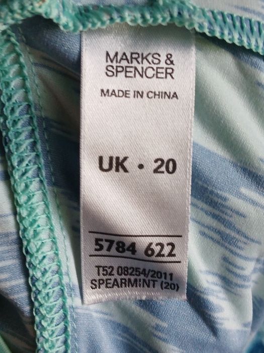 Kostium kąpielowy jednoczęściowy Mark&Spencer rozmiar 48