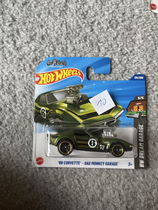 Hot wheels 68 Corvette-Gas monkey garage 134/250