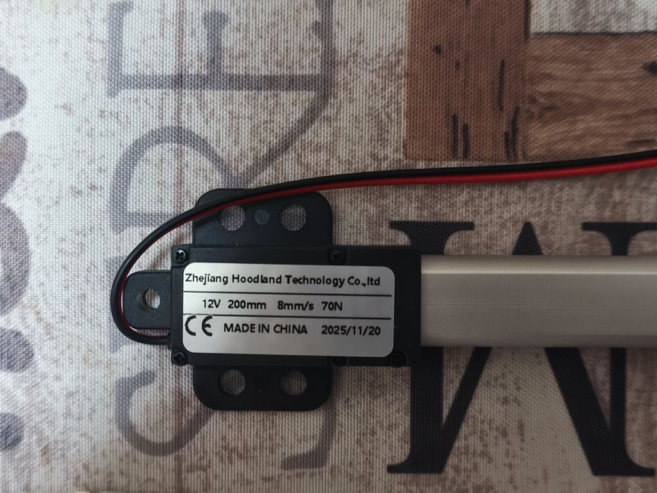 2 atuadores lineares 200mm 12v