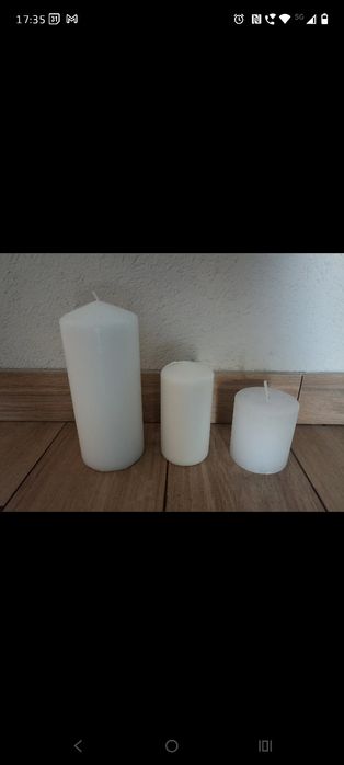 Świece różne rozmiary