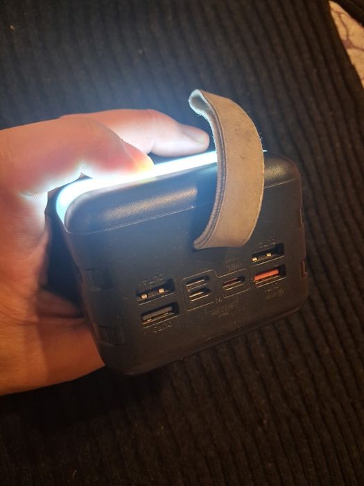 Повербанк Hoco 50000 mAh 22.5W Быстрая зарядка / Павербанк с фонариком