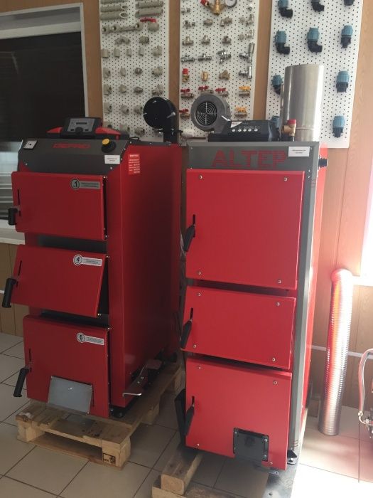 Котел електричний, твердопаливний,газовий