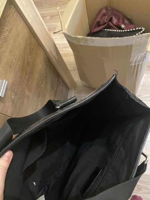 Czarna torebka shopper bag