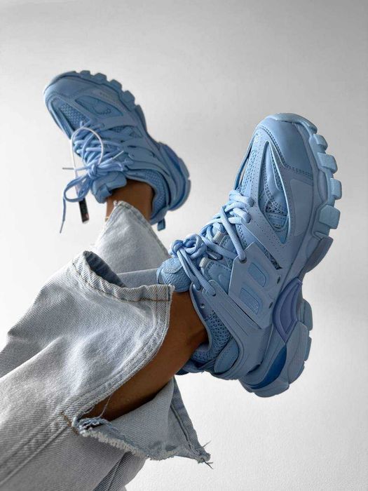Кроссовки Balenciaga Track 3.0 Full Blue Premium