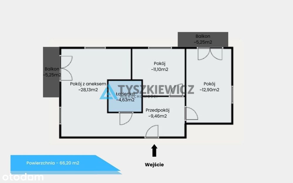 Atrakcyjne 3 pokoje nad morzem  Gdańsk Stogi 66m2