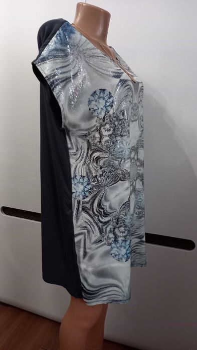 NEXT р. 18 XXXL 54 туника блузка платье батал блуза оверсайз Англия