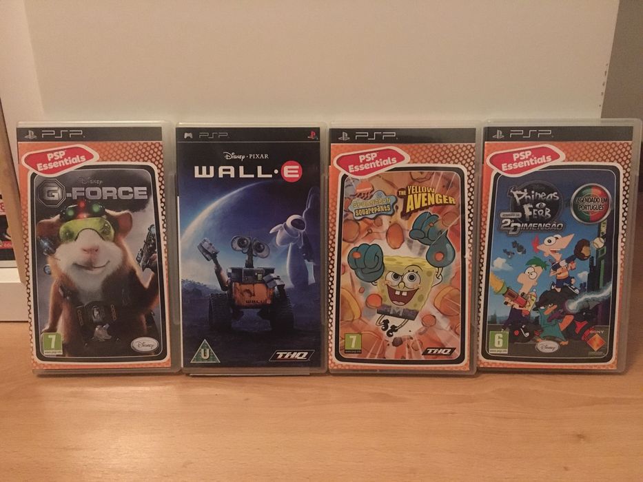 Jogos PSP cada um a 4 euros