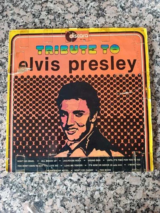 Disco de vinil do Elvis Presley