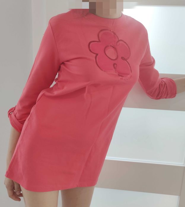 Agatha Ruiz De La Prada 10 lat malinowa sukienka