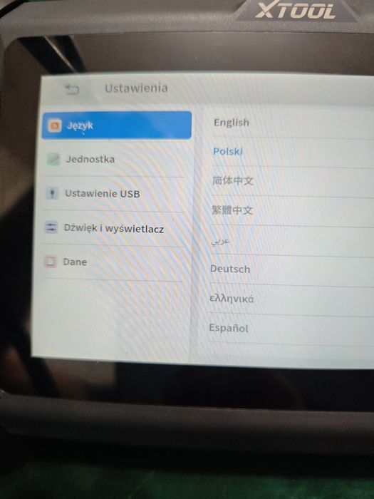 Komputer/tester diagnostyczny Xtool ip616,OBD2,J polski,Bez abonamentu