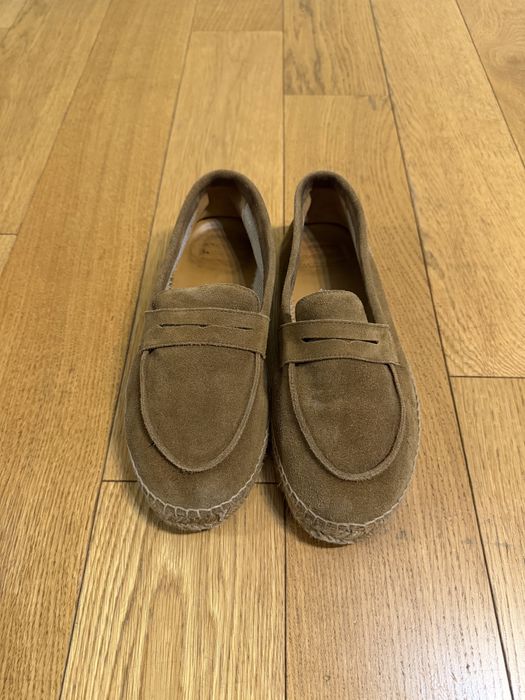 Męskie skórzane espadryle Massimo Dutti