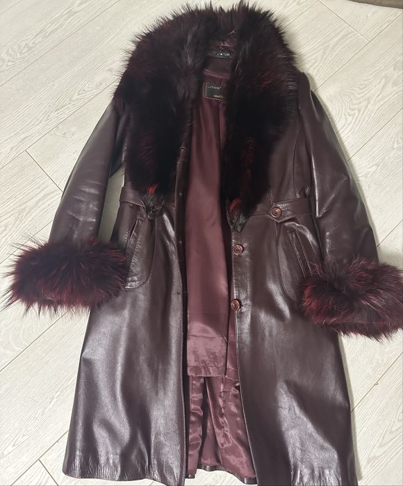 Продам шкіряне пальто