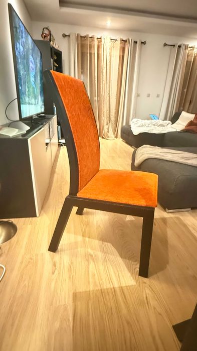 4 cadeiras sala jantar \ laranja