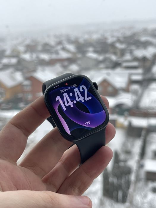 Apple Watch 10 46mm jet black | Повний комплект | Батарейка 98% |