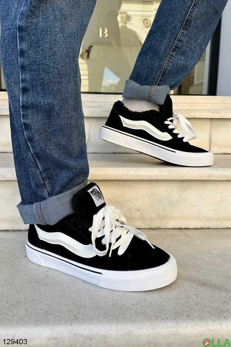 (2102) SALE Зима Кеди в стилі Vans Knu Skool Imran Potato (з 37 по 45)