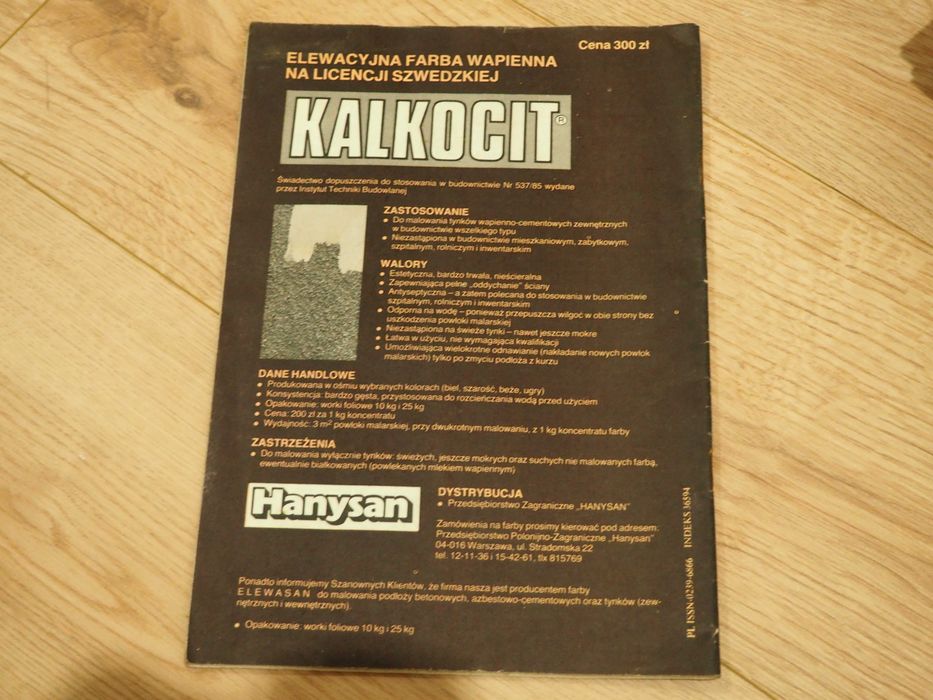 Murator – czasopismo PRL, kolekcjonerskie nr z 1988–1989