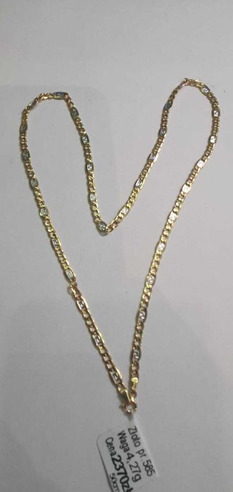 Łańcuszek złoty NOWY 14k/585/4,27 g.-Komis Madej Gorlice -