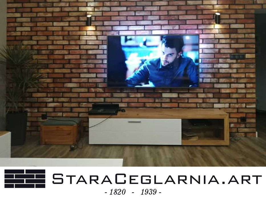 stara cegła cięta, płytki ceglane, lico MODERN