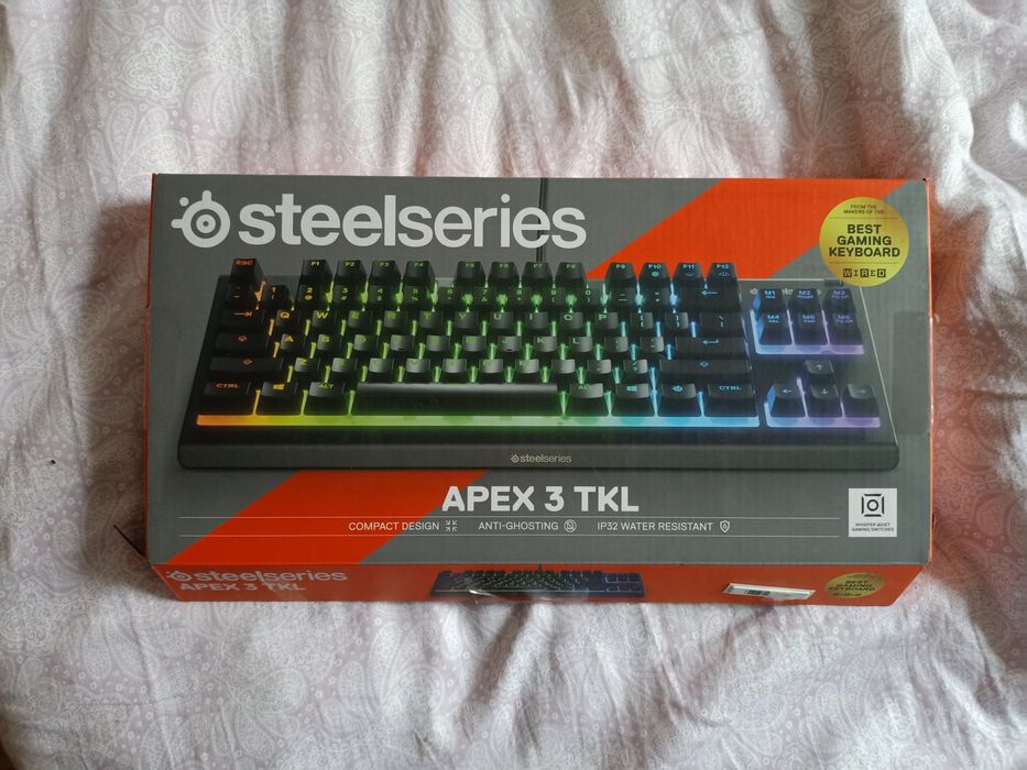 Klawiatura gamingowa Steelseries Apex 3 tkl Stan IDEALNY