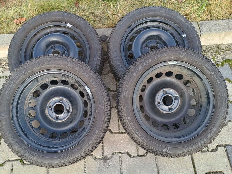Koła felgi + opony zimowe Fulda Kristall Montero 3 165/60 R15 bdb stan