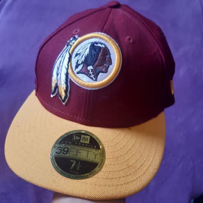 Нова бейсболка , кепка New Era 59Fifty Low Profile NFL  Washington Redskins 57