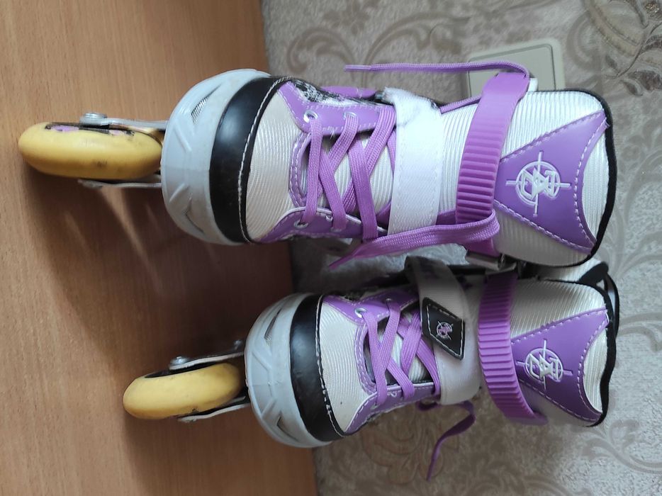 Роликовые коньки раздвижные Zelart Z-098V размер 34-37