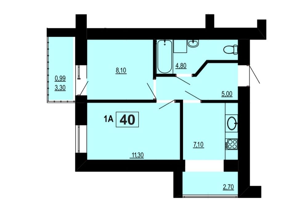 2к смарт-квартира