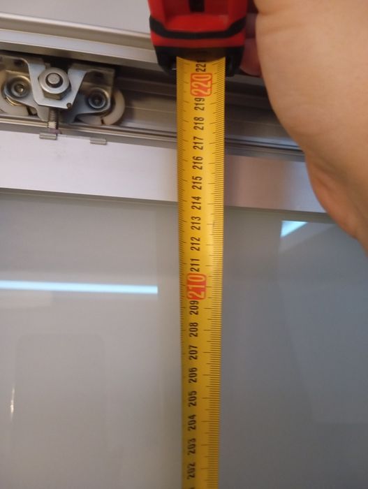 Drzwi przesówane 80 cm Komandor nowe rolki ( wózki )