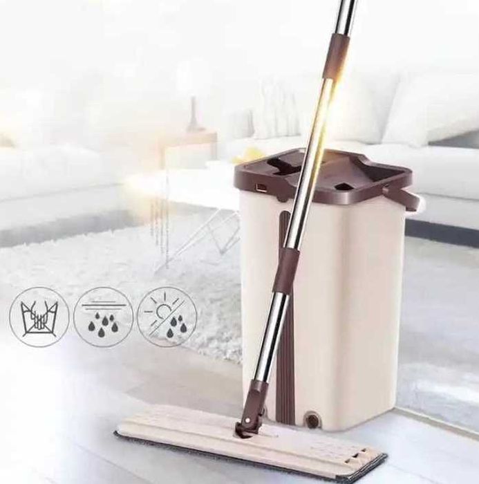 Швабра-лентяйка с отжимом 10 л Швабра с ведром МОП Cleaning Mop 10 л