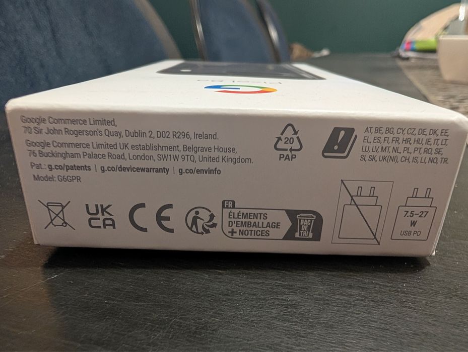 Google Pixel 8A 256GB czarny wysylka komplet