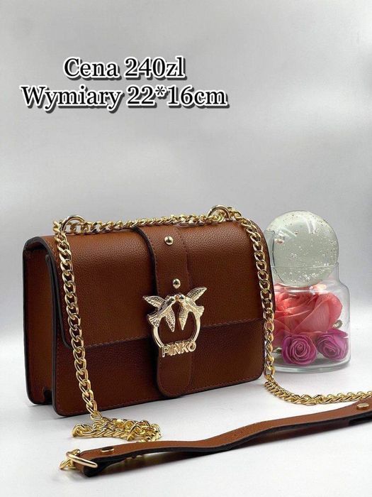 Elegancka Torebka Damska z Łańcuszkiem