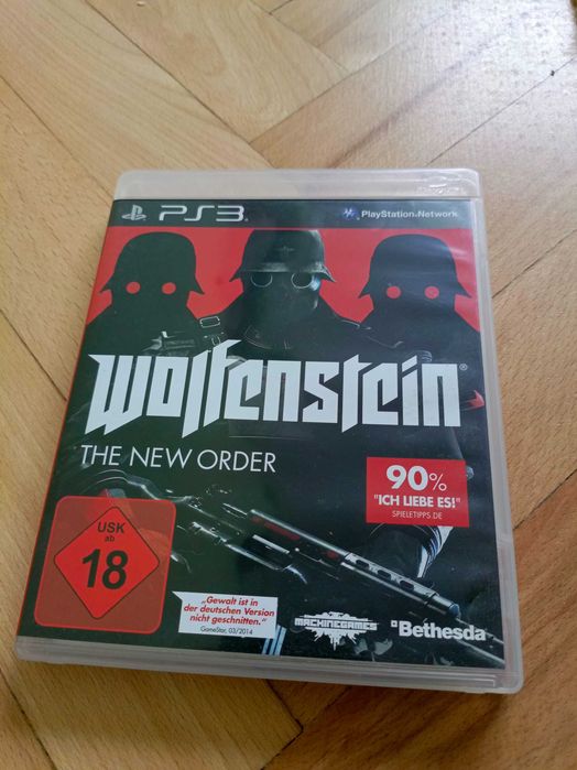 Ps3 gra Wolfenstein The New Order sprawna