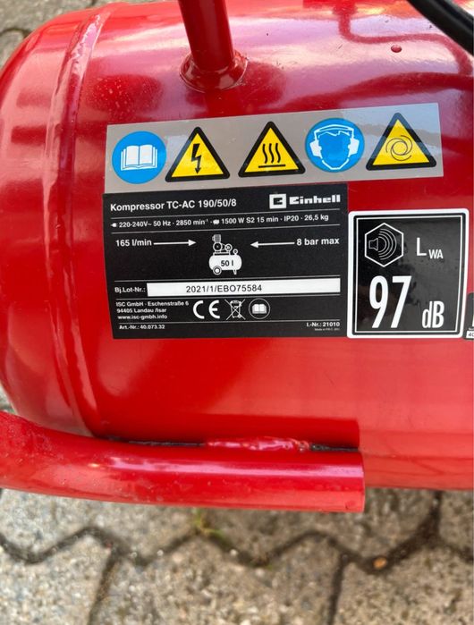 Kompresor Einhell TC-AC 190/50/8