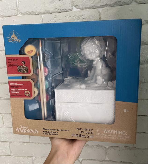 Moana Jewelry Box Paint Set