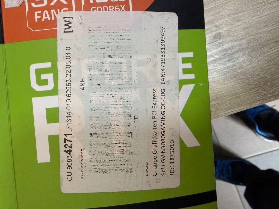 Відеокарта GIGABYTE EAGLE OC 10 G RTX 3080