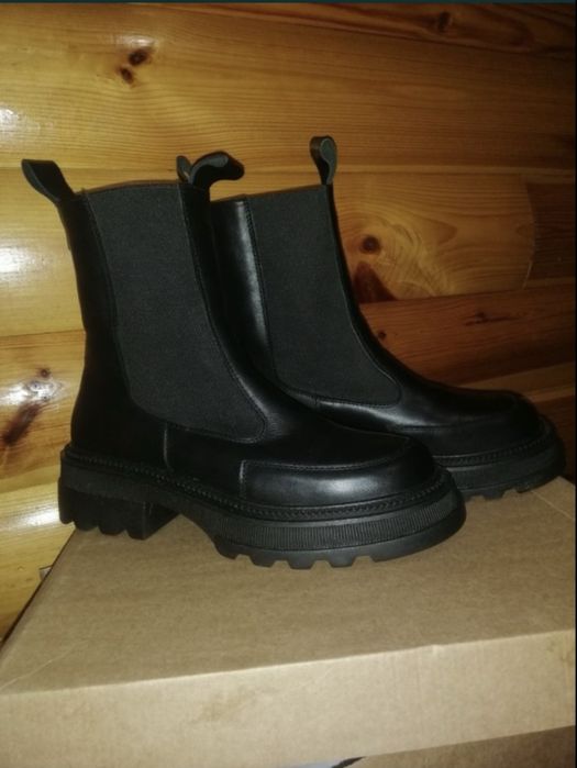 Ботінки зимові шкіряні