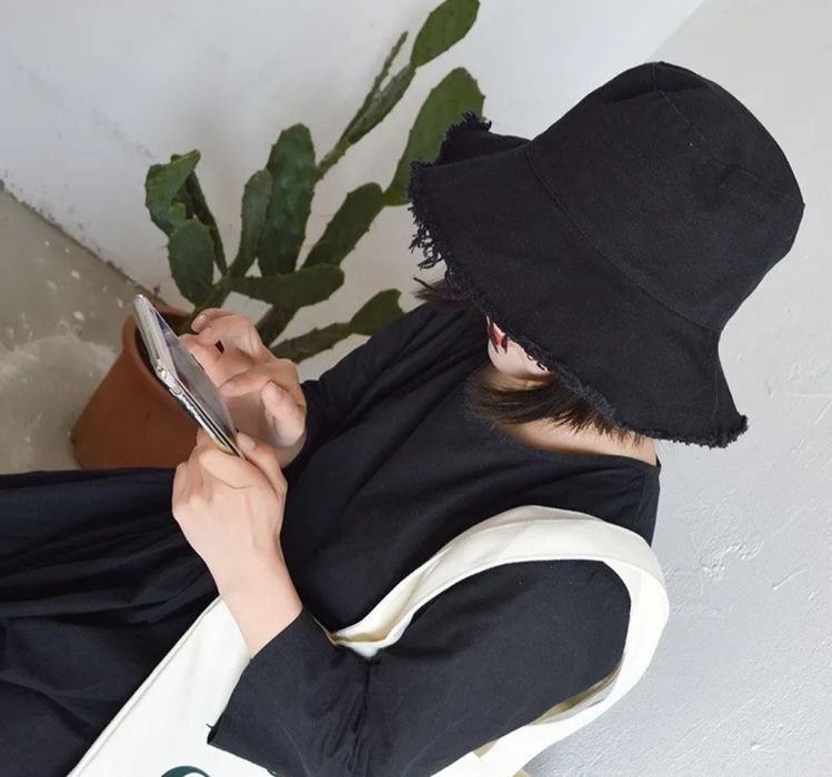 Панама жіноча бавовняна універсальна з бахрамою