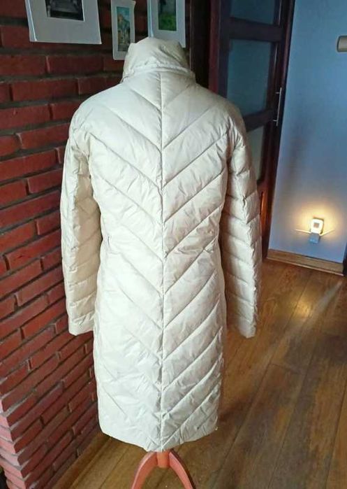 Max Mara puchowy pikowany płaszcz 34