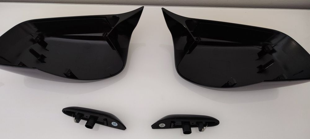 Pack capas de espelhos + piscas led dinâmicos BMW Série 5 E60/E61 -