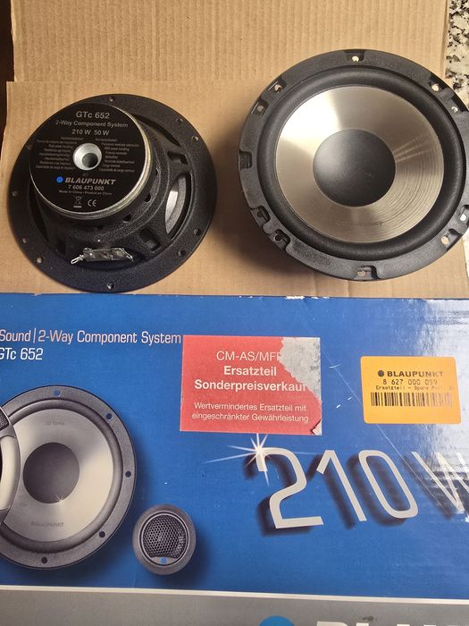Colunas Blaupunkt GTc652 2 way 210W - NOVAS